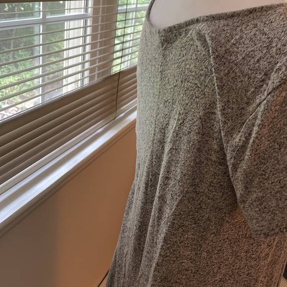 Grey heathered t-shirt flare out dress - Picture 3 of 3